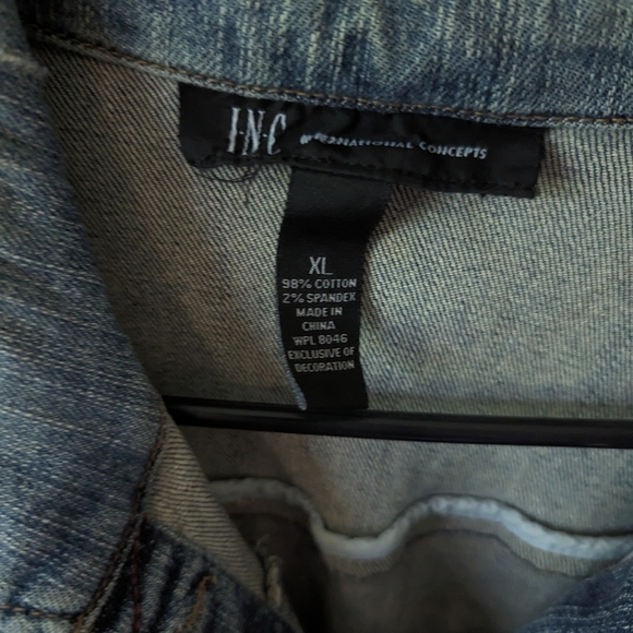 INC - Embroidered Jean Jacket - Picture 2 of 4